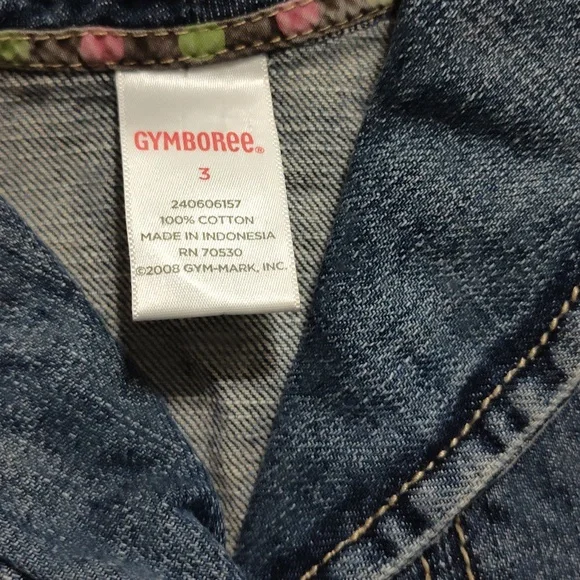 Gymboree Blue Jean Jacket 2008 Colored Buttons - Picture 3 of 3